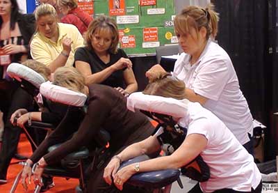 Chair Massage at Convention